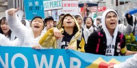 高校生が原宿でデモ、蠢く共産党、民主党の影、そして煽る朝日・毎日ー反日のマッチポンプ